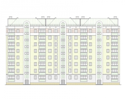 Проект №2-105 "8-ми этажный дом в г. Уфа"